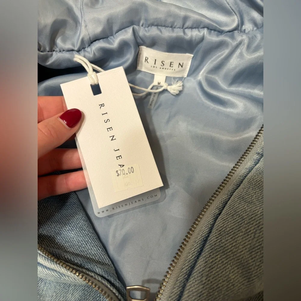 Blue Puffer Jacket - Picture 2 of 2